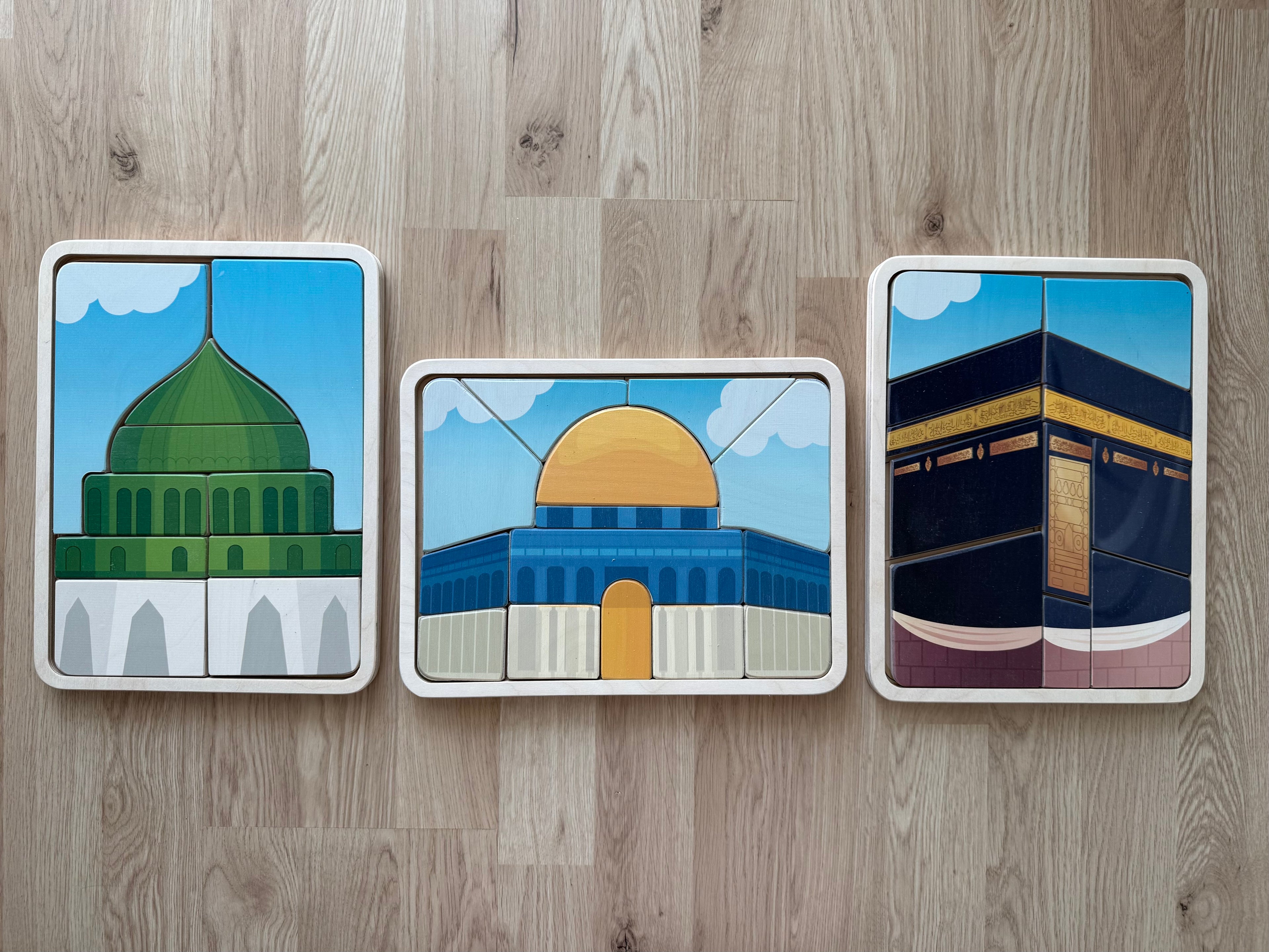 Puzzle - die drei heiligen Moscheen