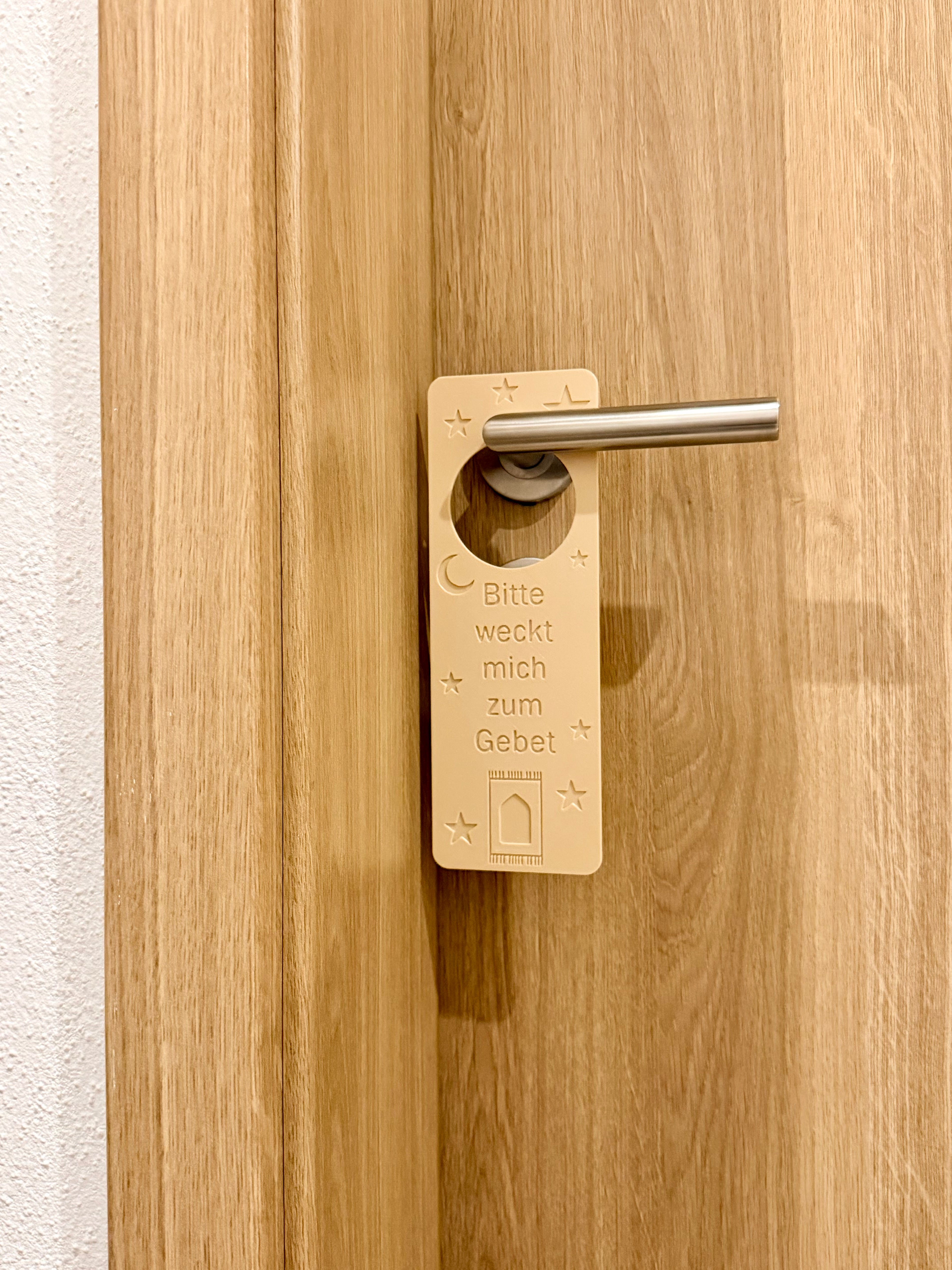 Türhängeschild - Mein kleiner Weckruf